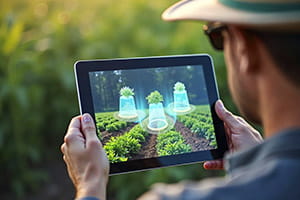 Agriculture and Farm Monitoring using GPS Camera App